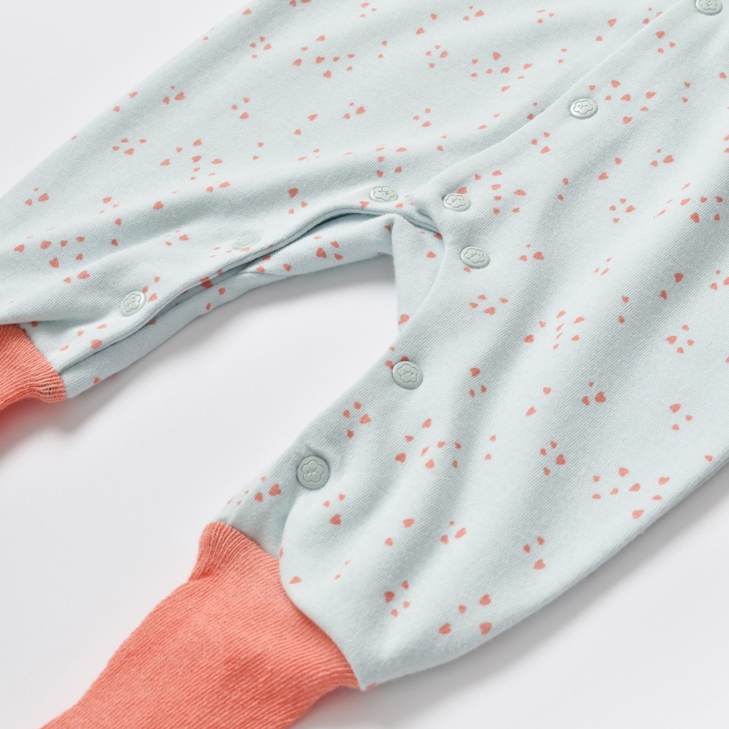 Biorganic Ears Bunny Çoraptolon Bebek Tulumu 60680 Mint