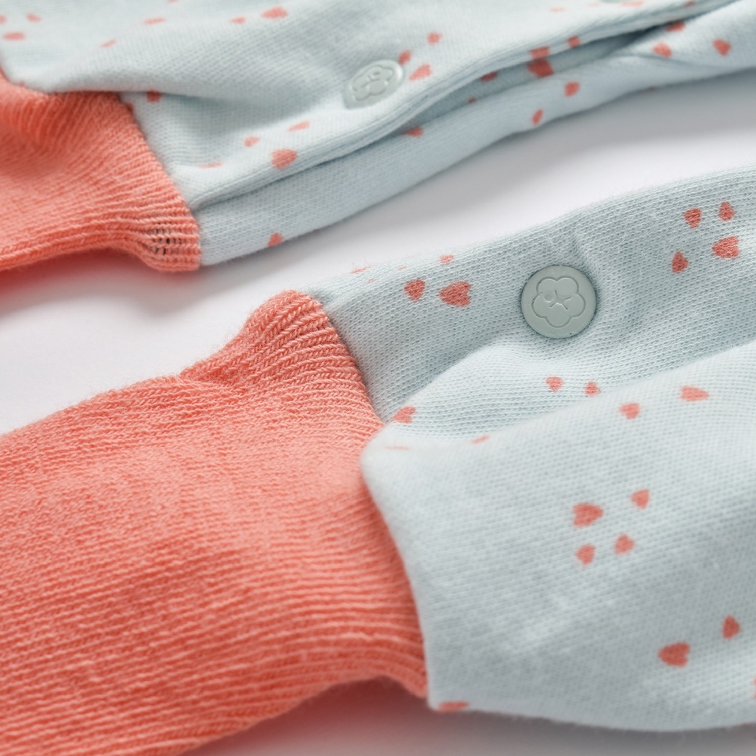 Biorganic Ears Bunny Çoraptolon Bebek Tulumu 60680 Mint