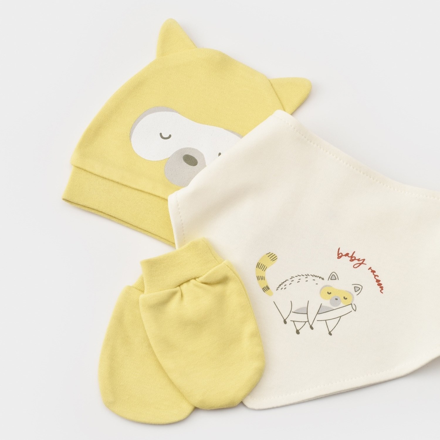 Biorganic Baby Racoon 5'li Bebek Hastane Çıkış Seti 62288 Vanilya