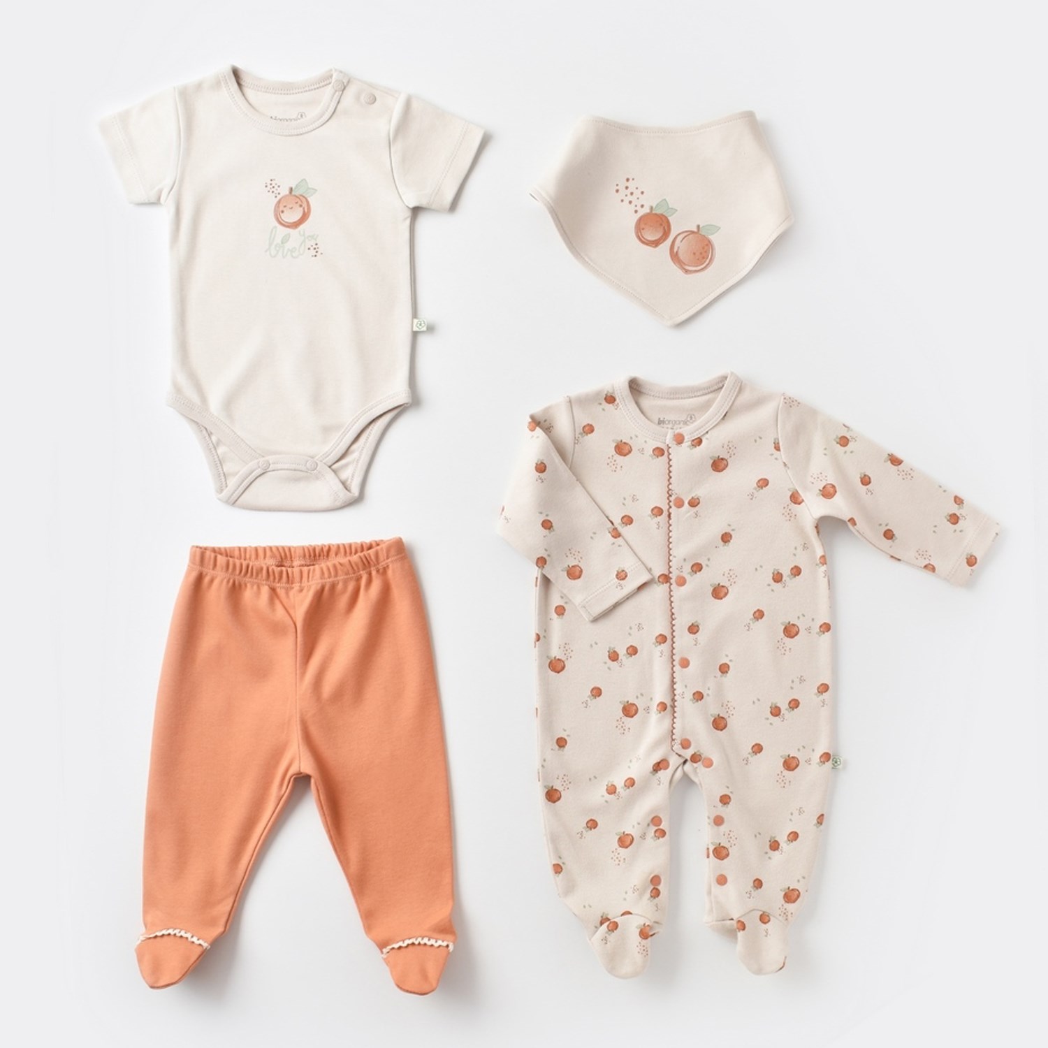 Biorganic Summer Fruit Tulumlu Tüllü Set 62293 Krem