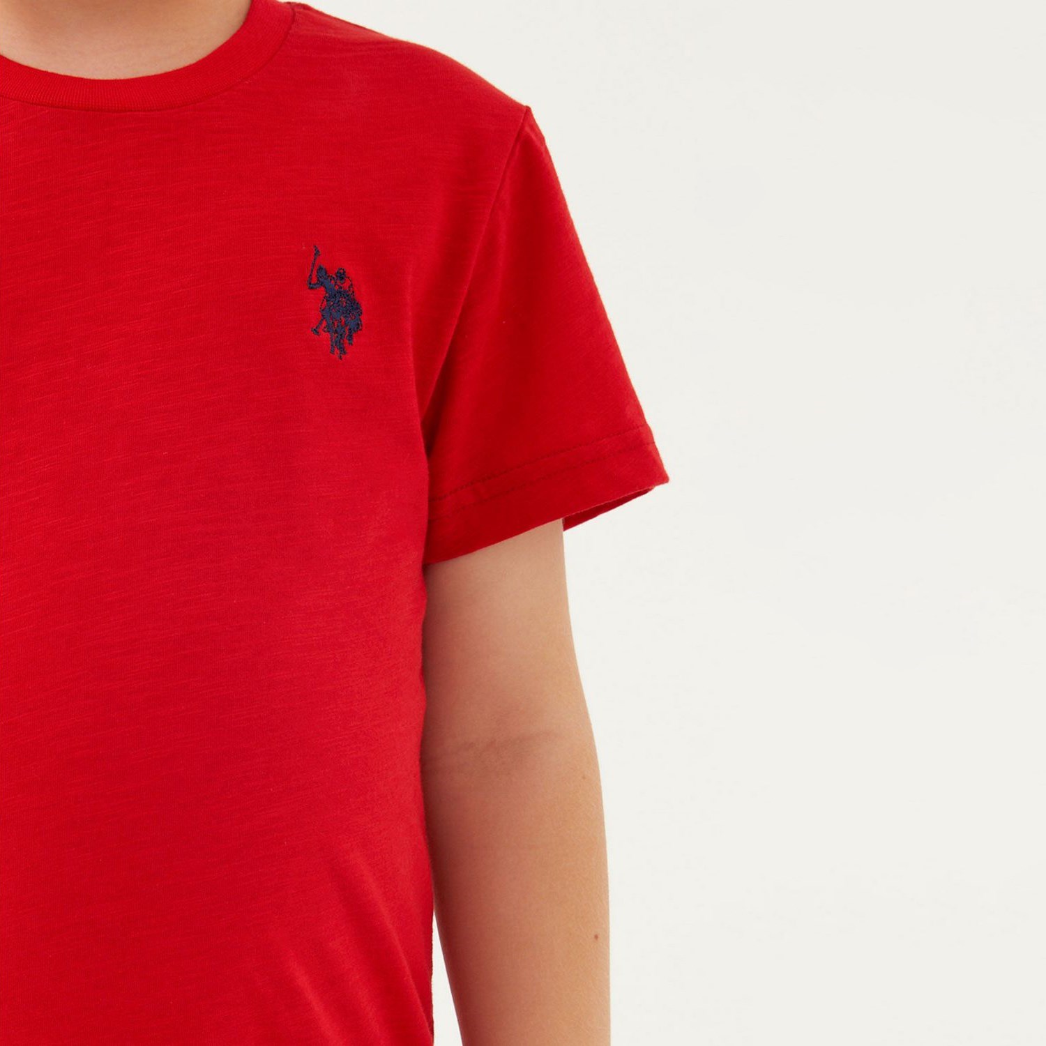 U.S. Polo Assn Erkek Çocuk Bermuda Takımı US1354 Kırmızı