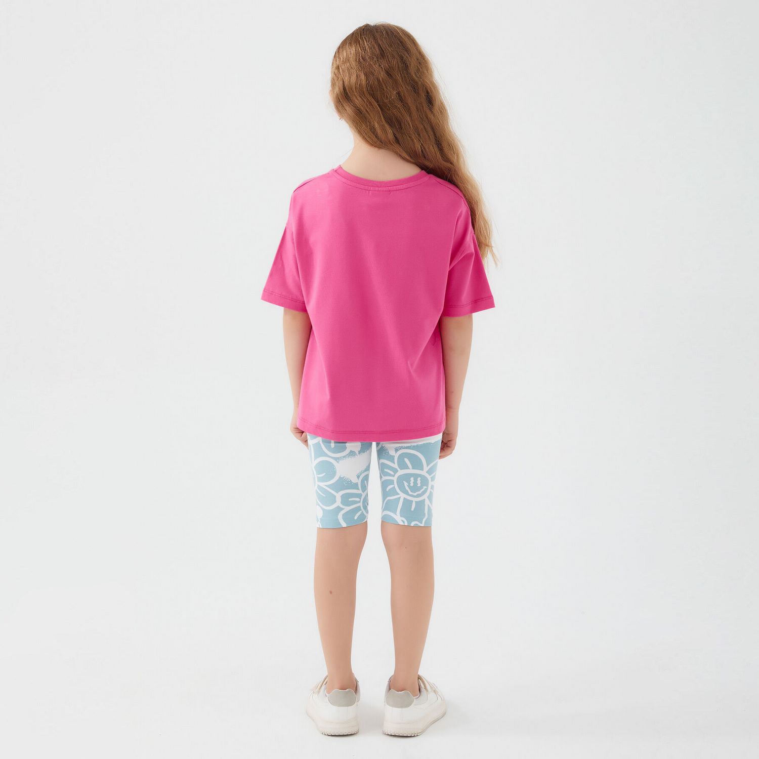 Roly Poly Kız Çocuk Bermuda Takımı RP3054 Fuşya