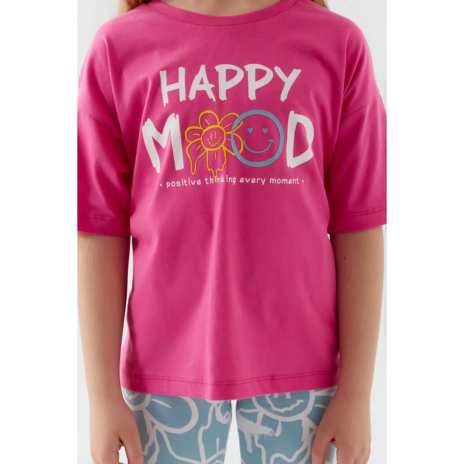 Roly Poly Kız Çocuk Bermuda Takımı RP3054 Fuşya