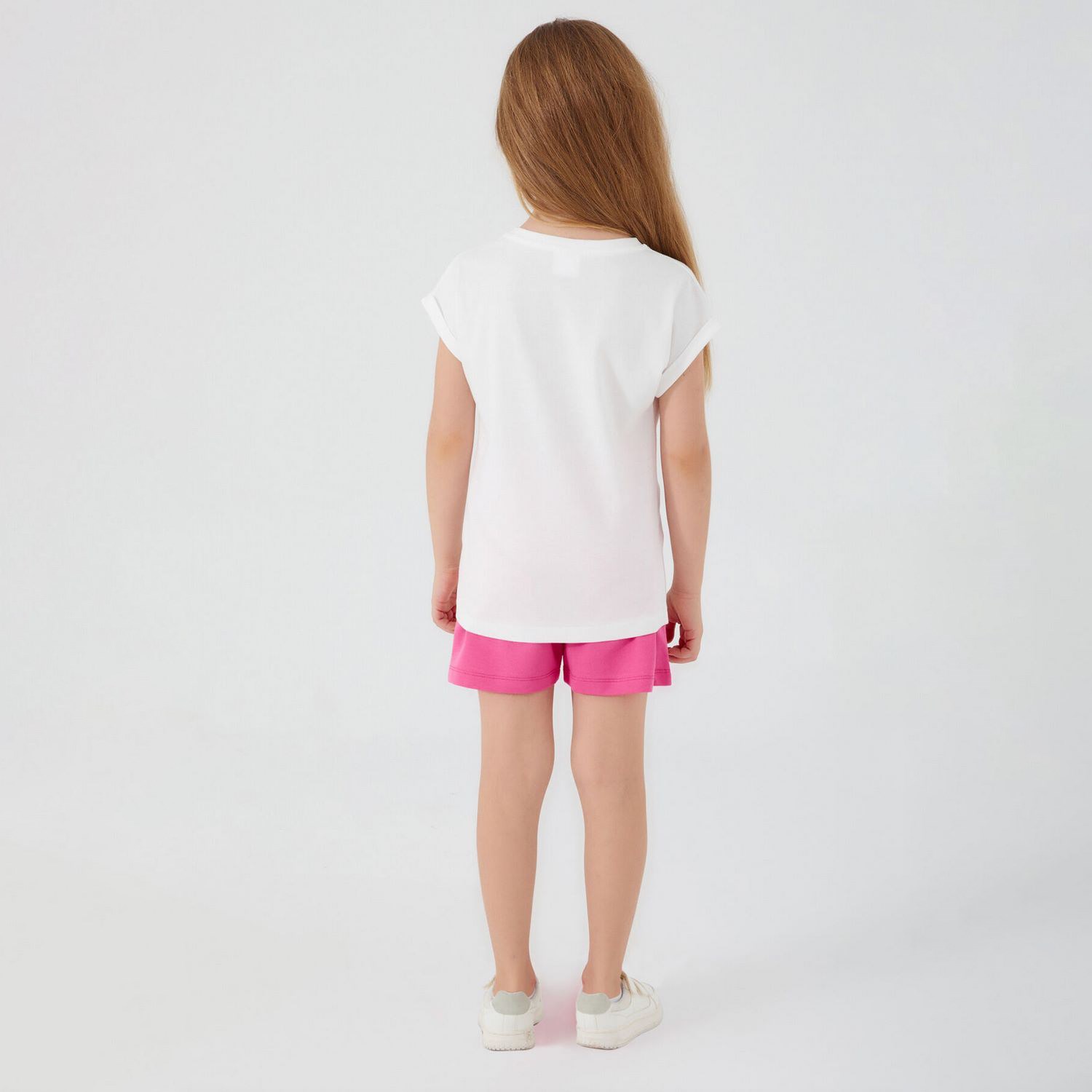 Roly Poly Kız Çocuk Şortlu Takım RP3055 Krem