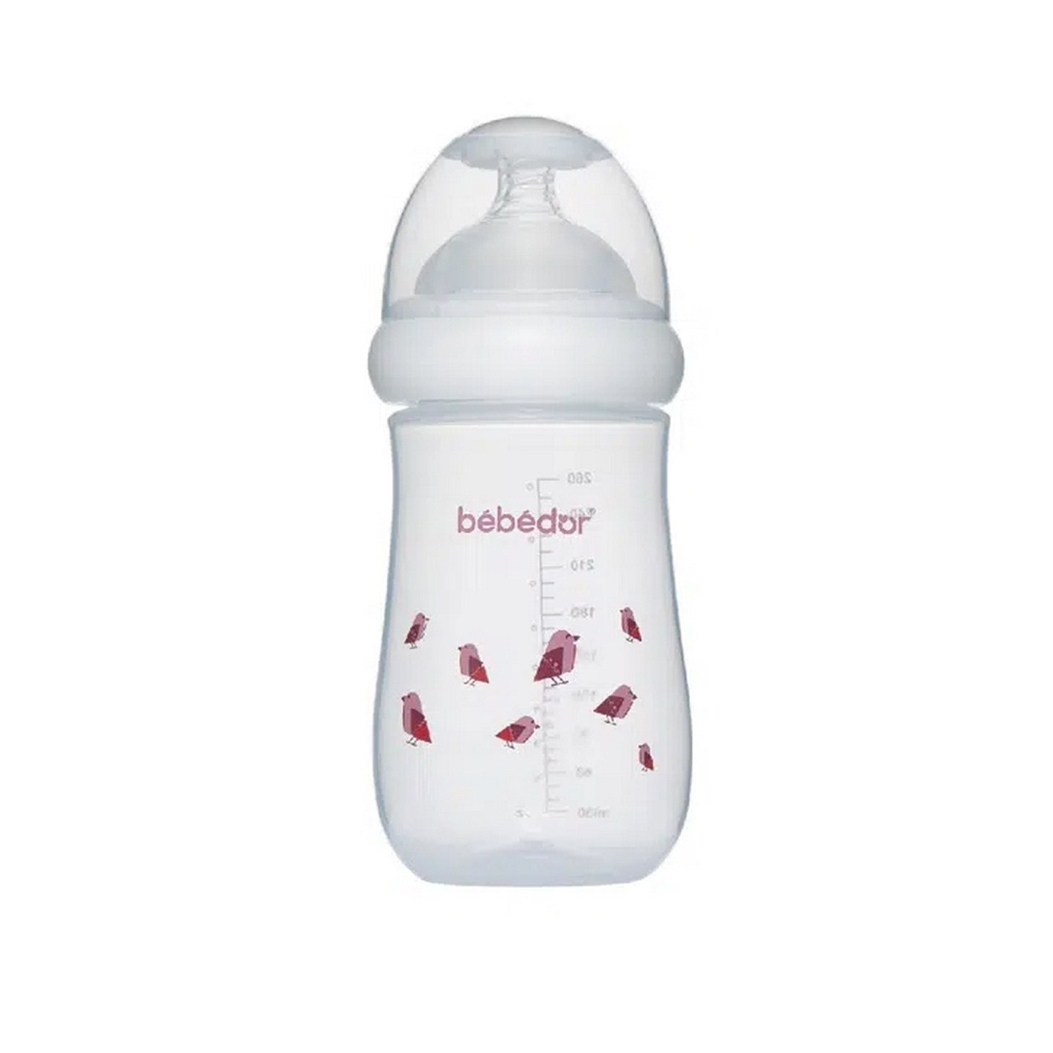 Bebedor Geniş Ağızlı PP Biberon 260 Ml 3+ Ay 98322 Fuşya