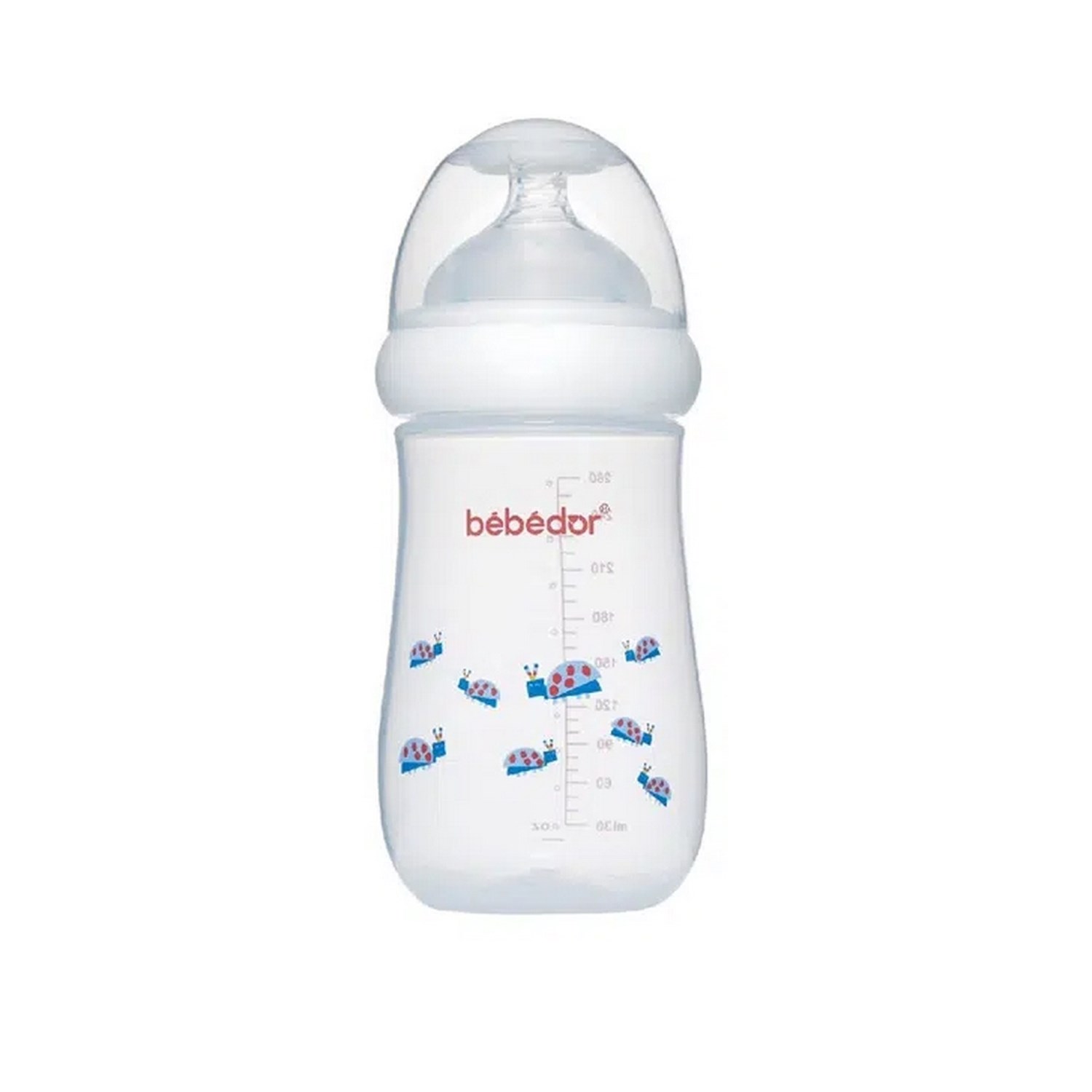 Bebedor Geniş Ağızlı PP Biberon 260 Ml 3+ Ay 98322 Mavi