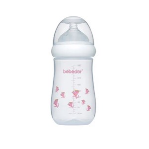 Bebedor Geniş Ağızlı PP Biberon 260 Ml 3+ Ay 98322 Pembe