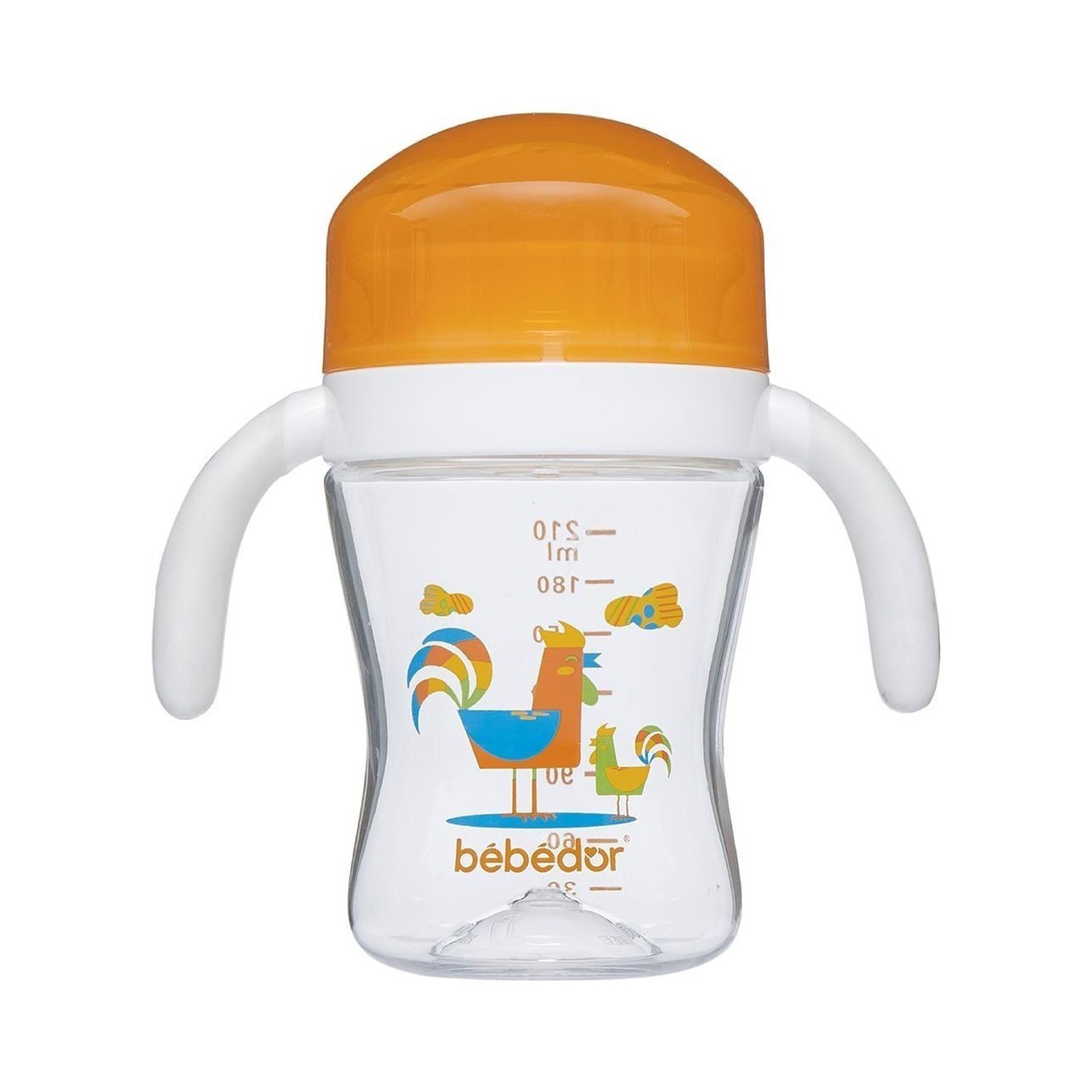 Bebedor Dön Dön 360 Derece Tritan Kulplu Bardak 210 Ml 7507 Şeffaf