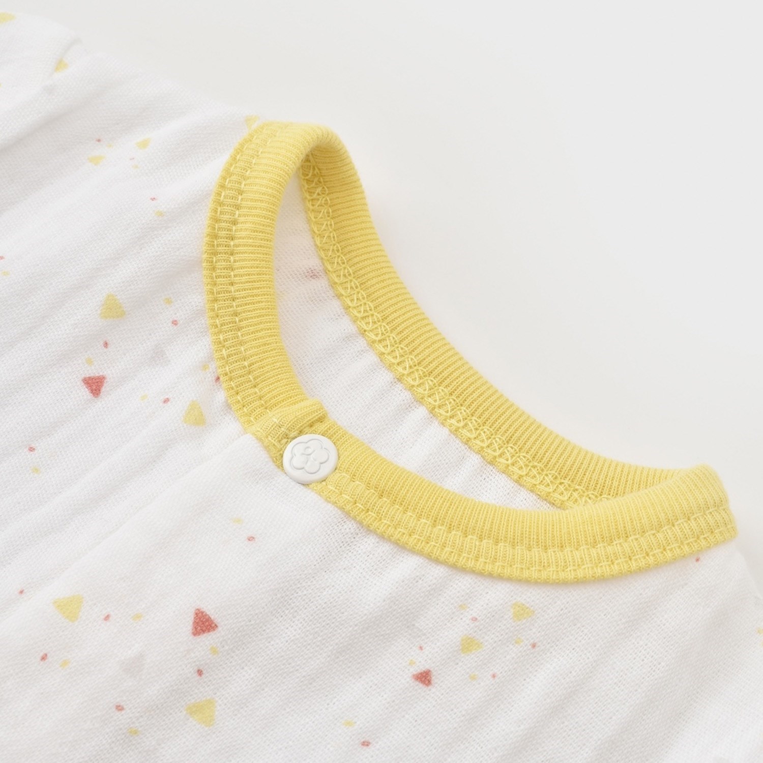 Biorganic Baby Racoon Şort Bebek Tulumu 60669 Vanilla