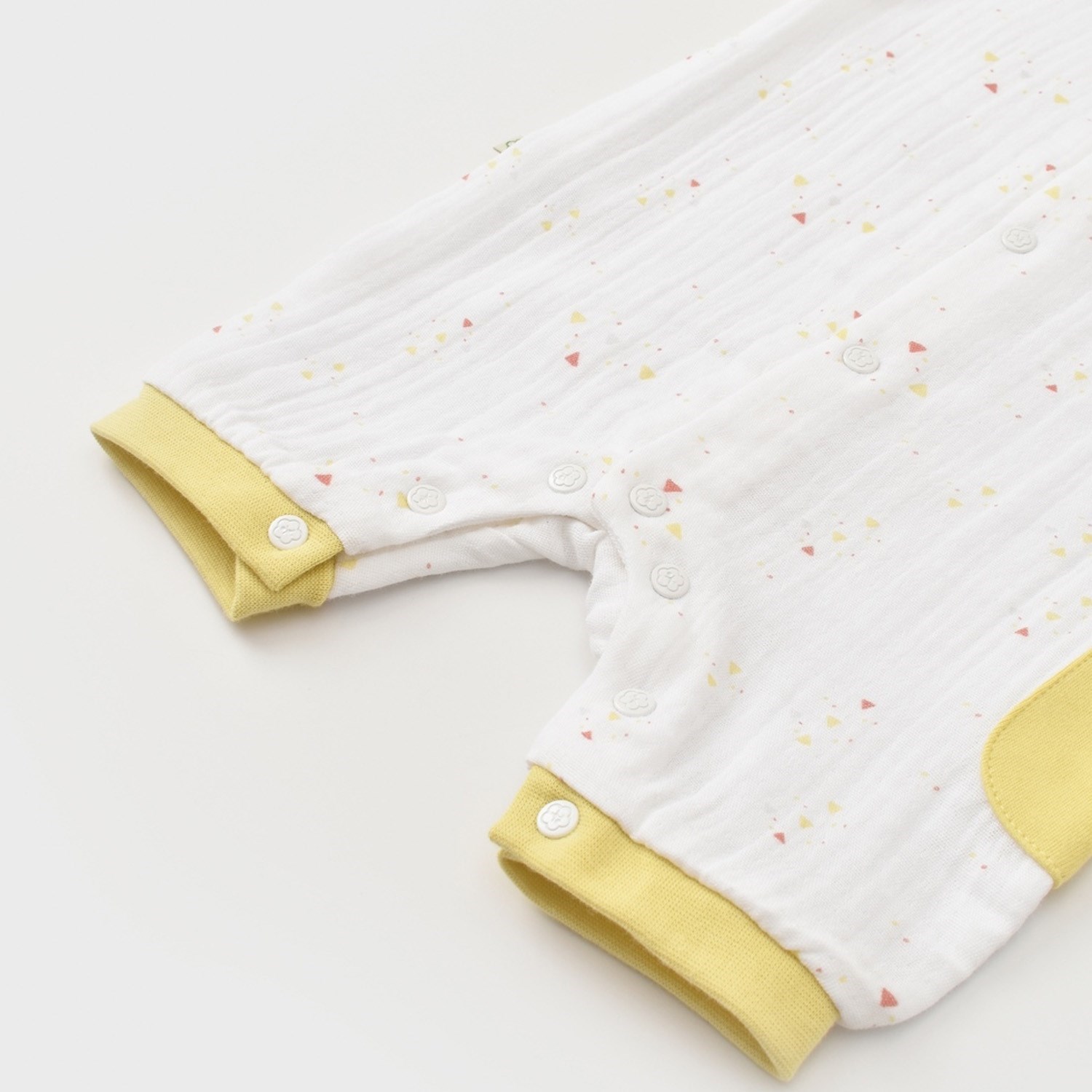 Biorganic Baby Racoon Şort Bebek Tulumu 60669 Vanilla