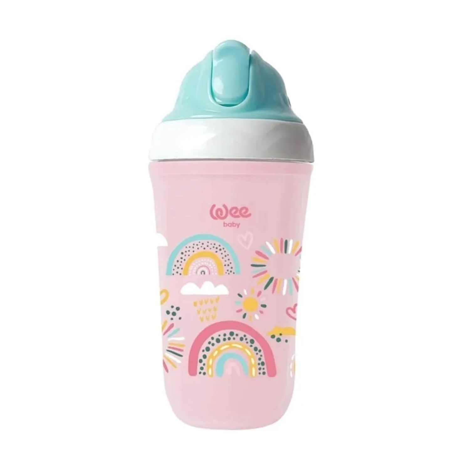 Wee Baby Yalıtımlı Pipetli Bardak 200 Ml 6+ Ay 352 Pembe