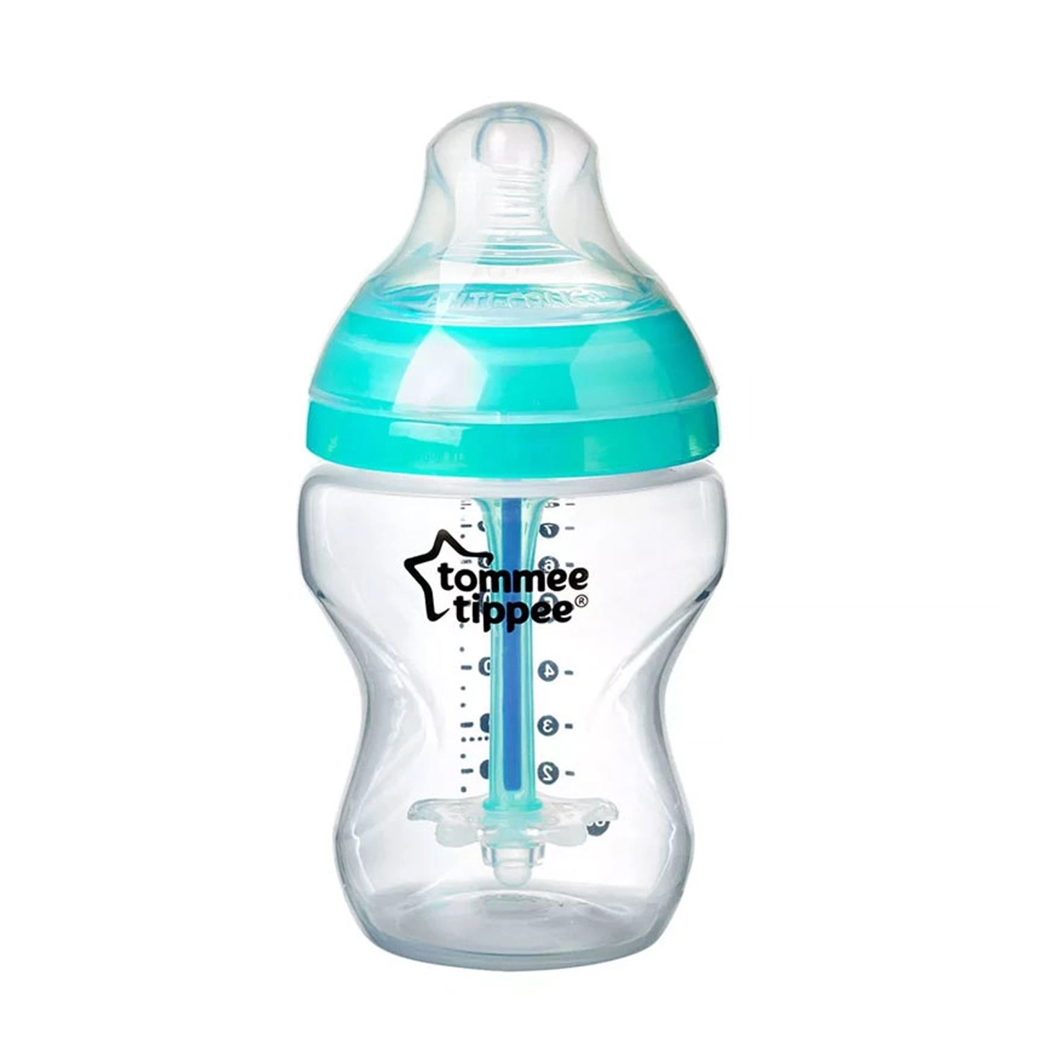 Tommee Tippee Gelişmiş Antikolik Biberon 260 Ml 0+ Ay Turkuaz