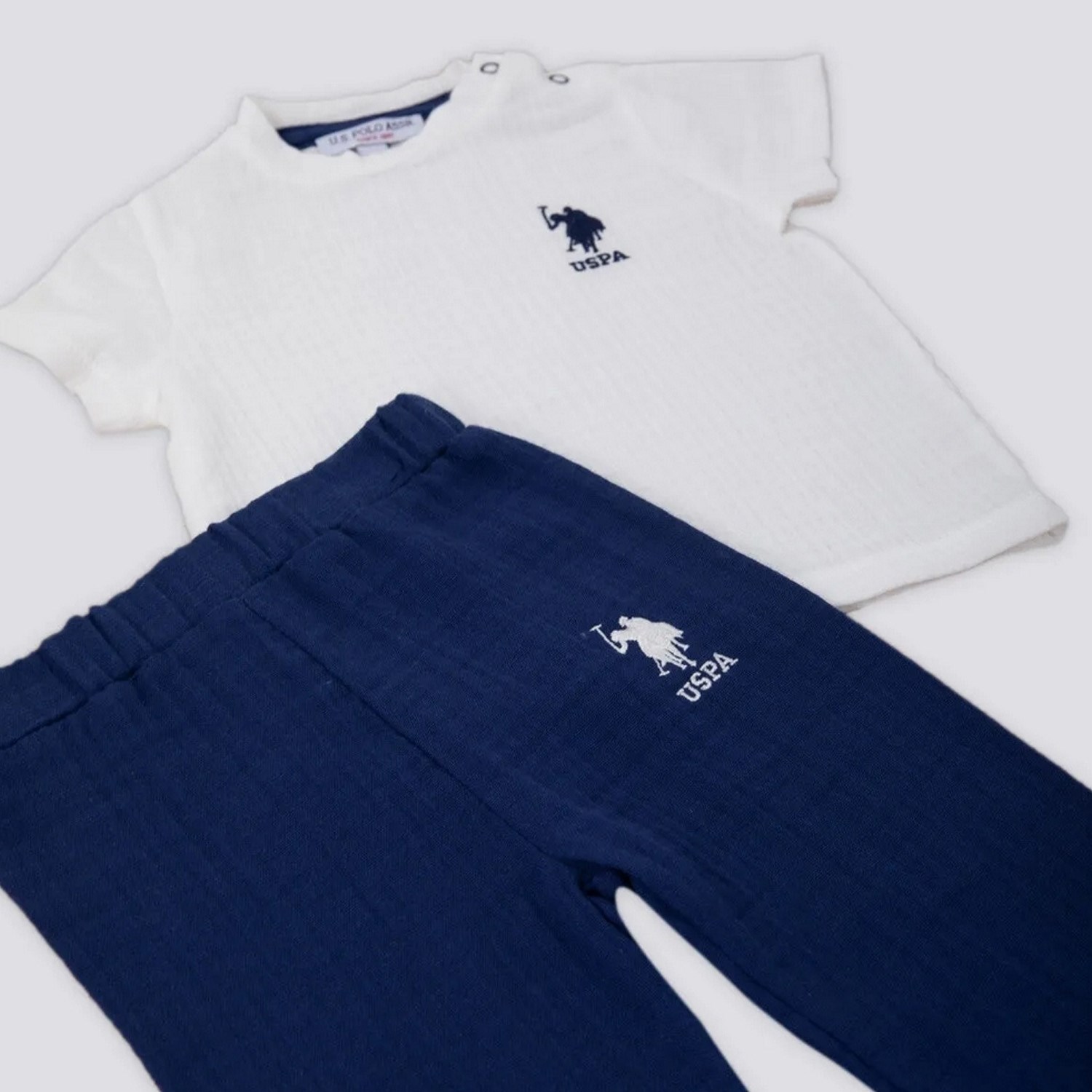 U.S. Polo Assn 2'li Kısa Kol T-Shirt Takım USB1137 Parlament OR8212