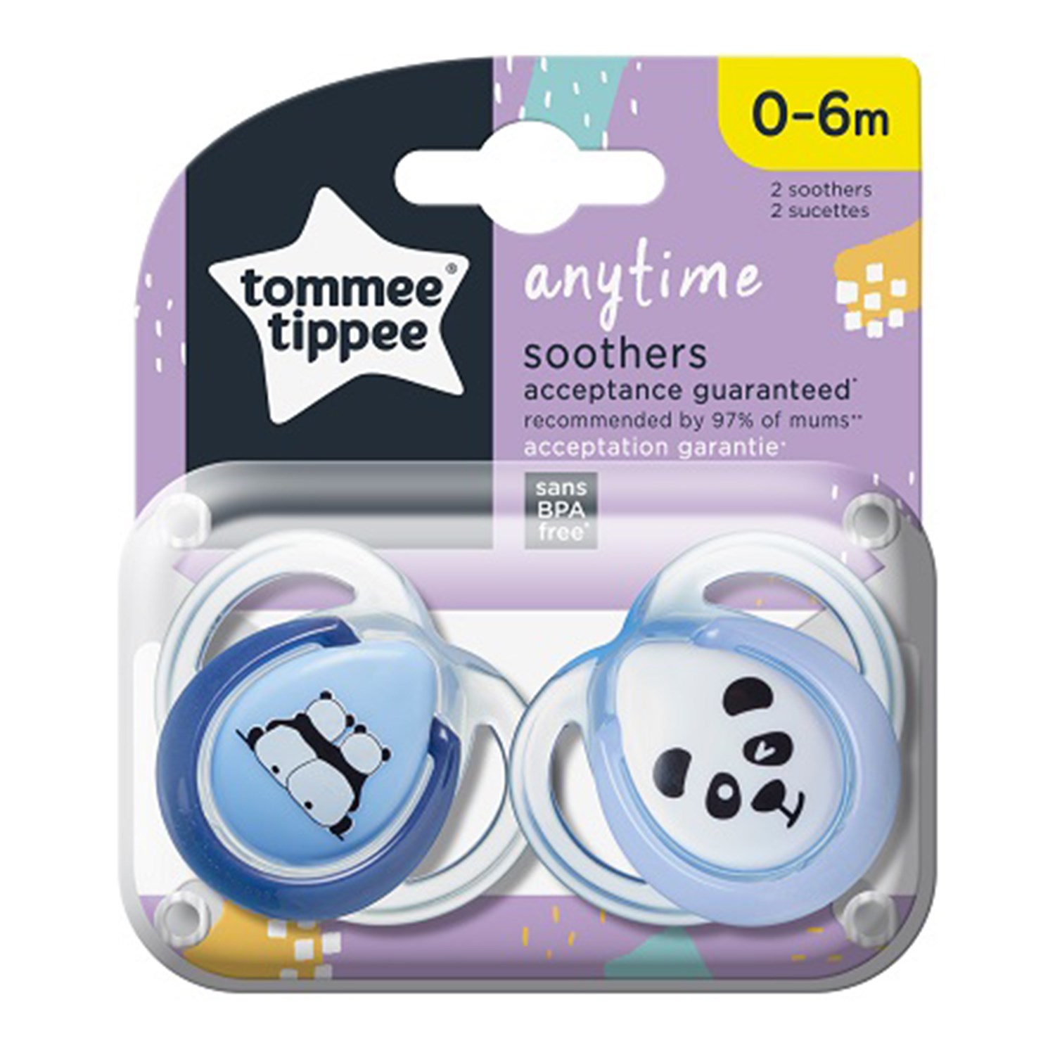 Tommee Tippee Anytime 2'li Emzik 0-6 Ay 43335402 Mavi