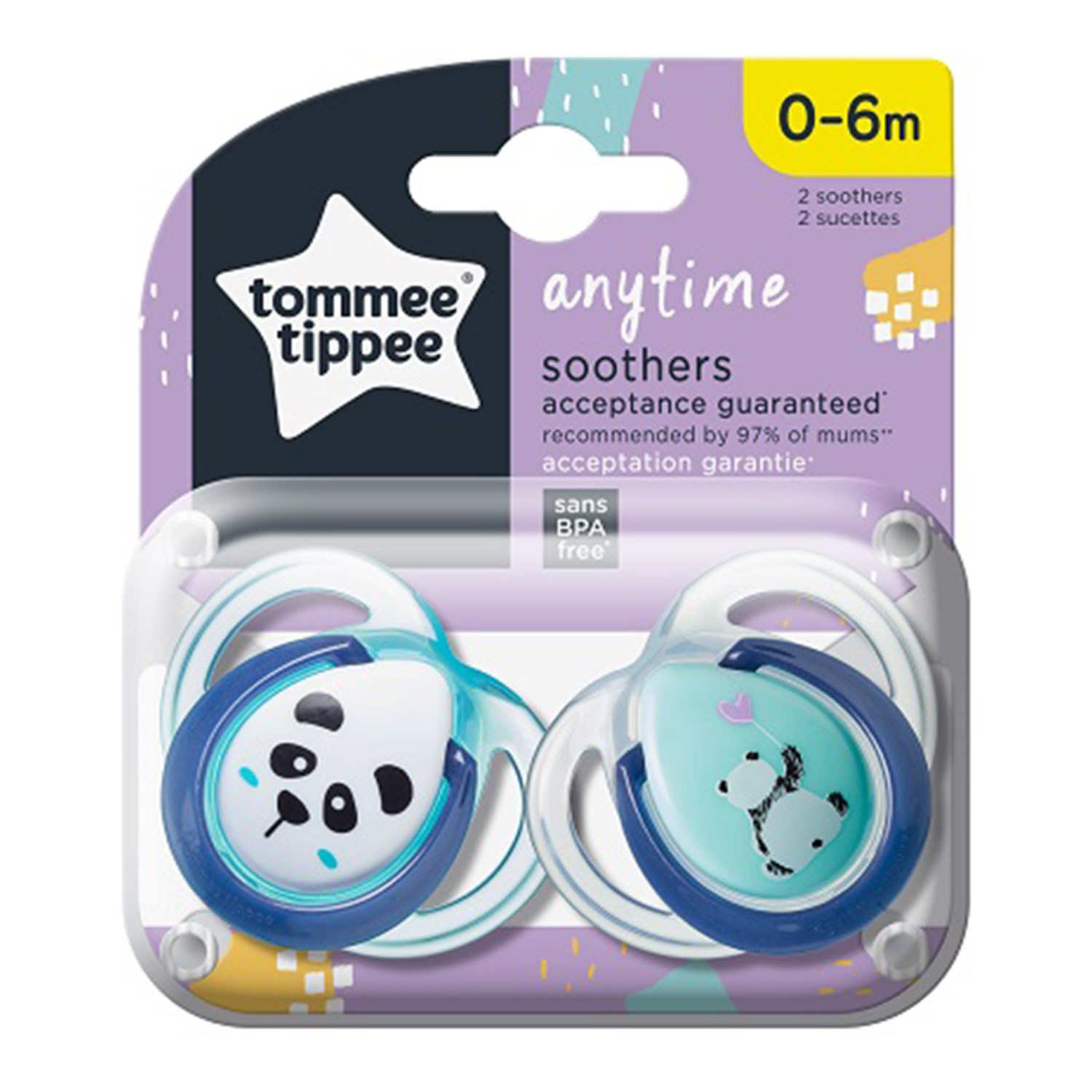 Tommee Tippee Anytime 2'li Emzik 0-6 Ay 43335402 Yeşil