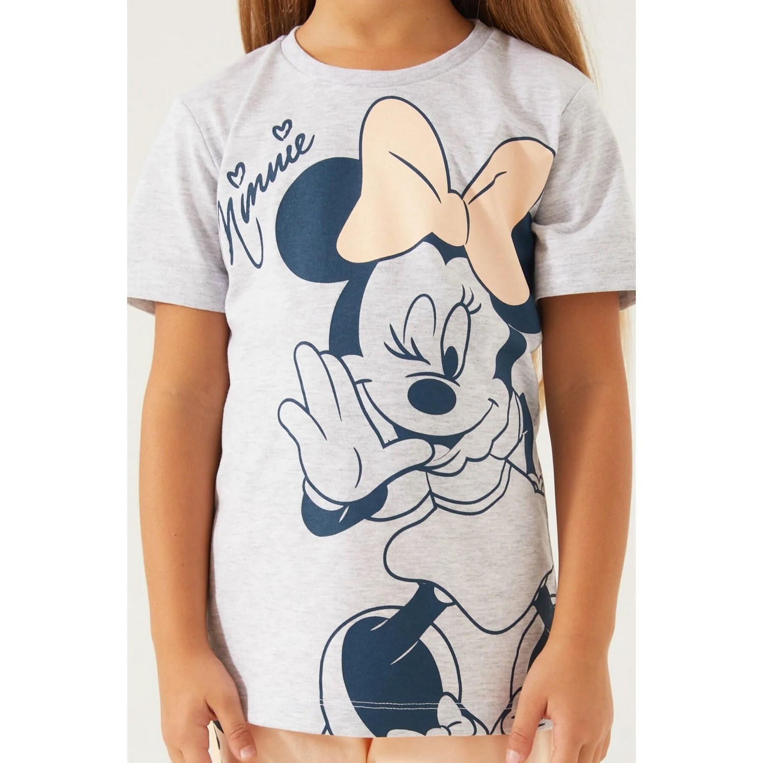Minnie Mouse Kız Çocuk 2'li Takım D4781 Karmelanj