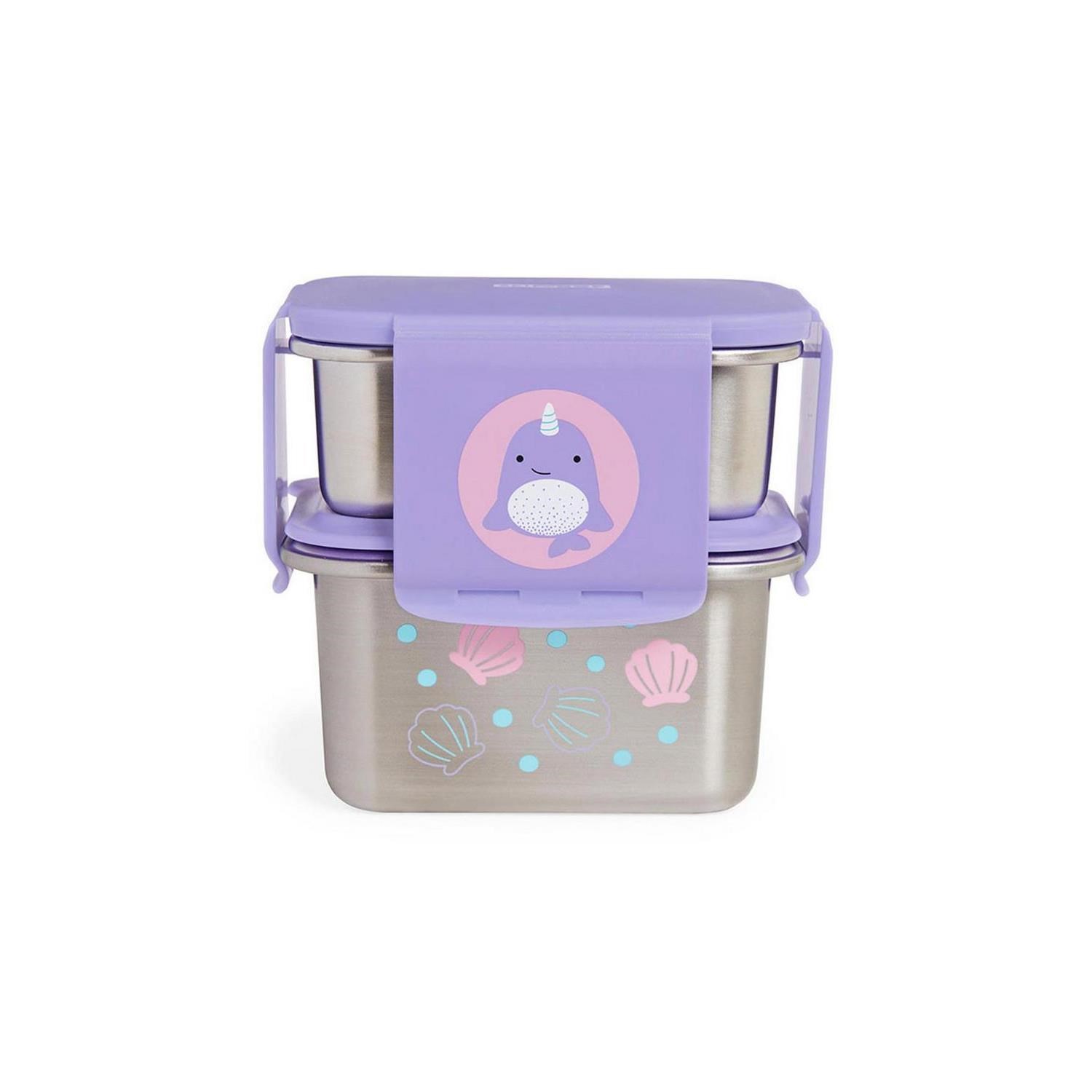 Skip Hop Paslanmaz Çelik Beslenme Kiti Narwhal 9I240010 Mor