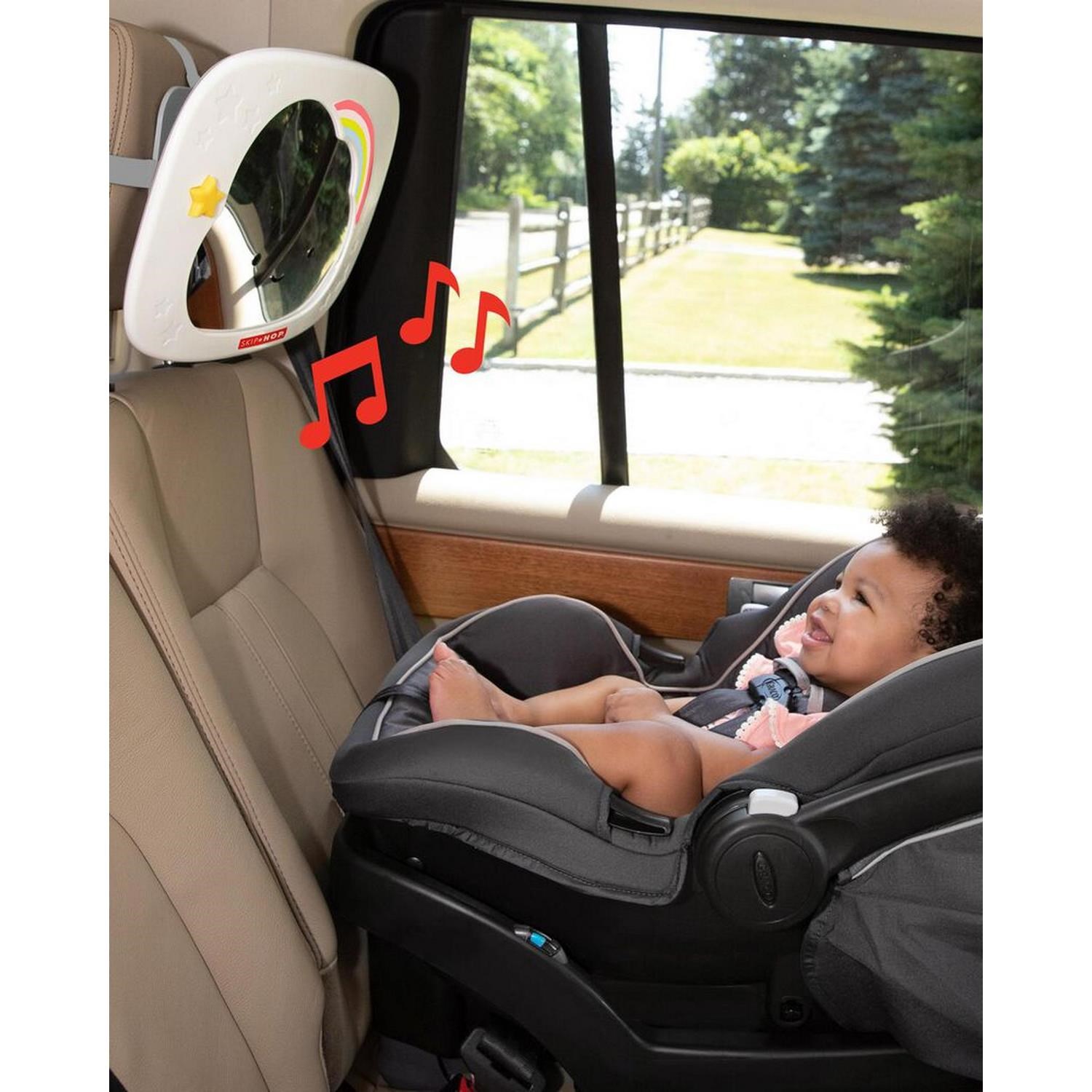 Skip Hop Müzikli ve Işıklı Araç İçi Bebek Aynası 9J600510 
