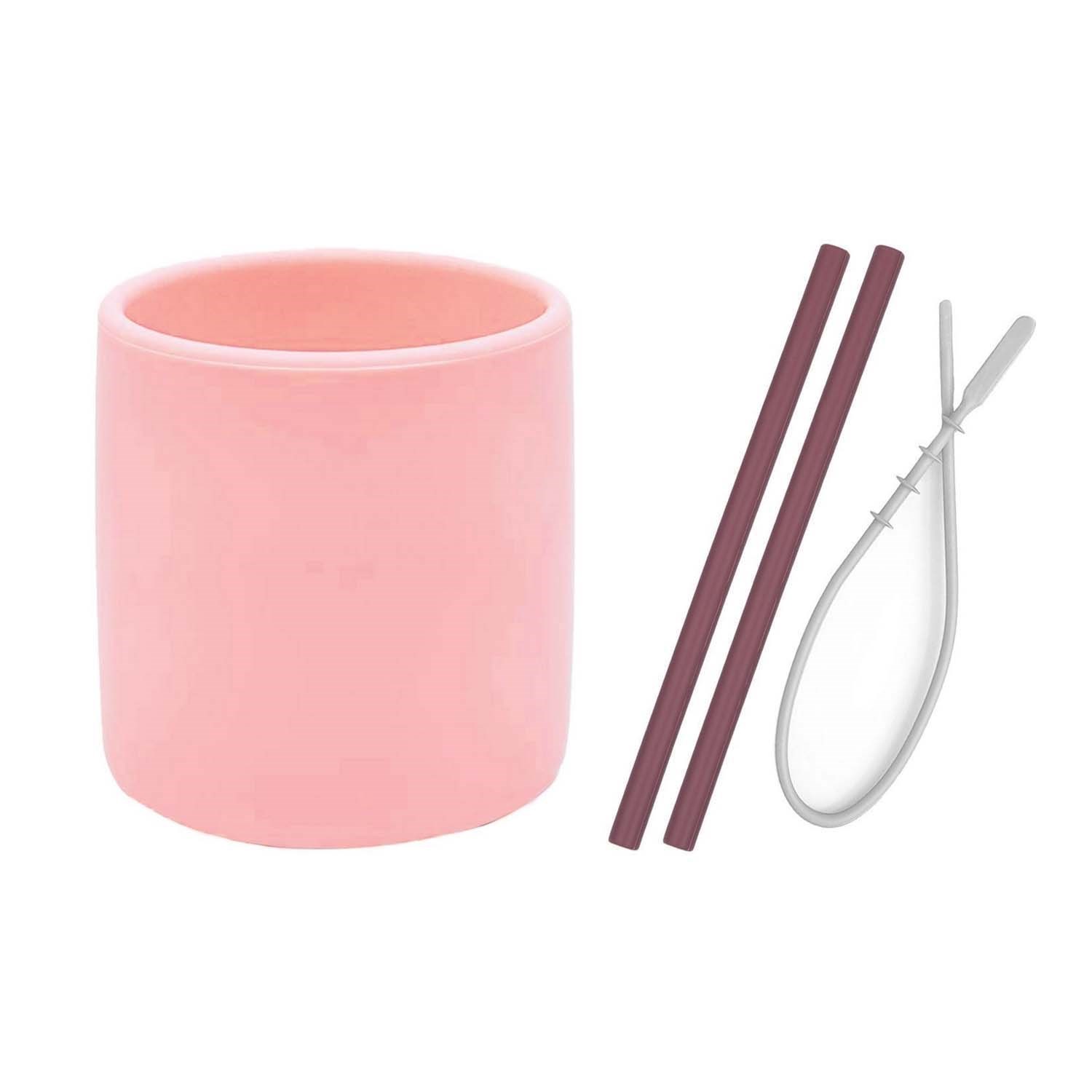 Oioi Silikon Mini Bardak Ve Pipet Set Pembe