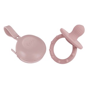 Oioi Silikon Gummy Dişlik Ve Pod Emzik Kutusu Pembe