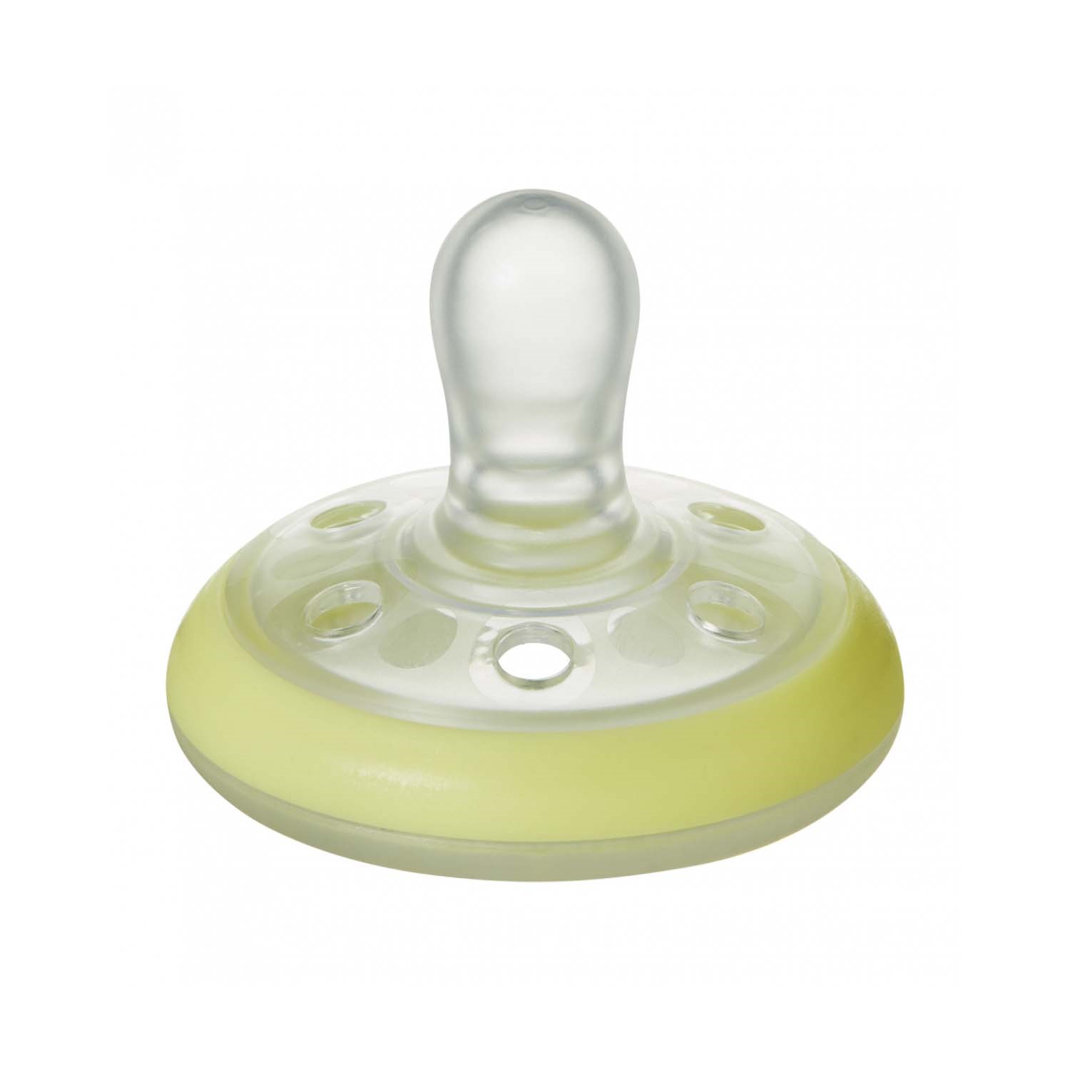 Tommee Tippee Breast-like Ortodontik Gece Emziği 6-18 Ay Sarı