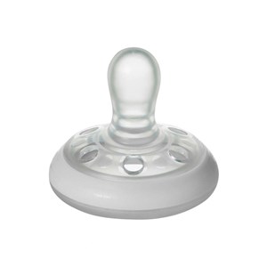 Tommee Tippee Breast-like Ortodontik Gece Emziği 6-18 Ay Beyaz