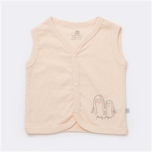 Bibaby Family Penguins Bebek Yeleği 61468 Somon