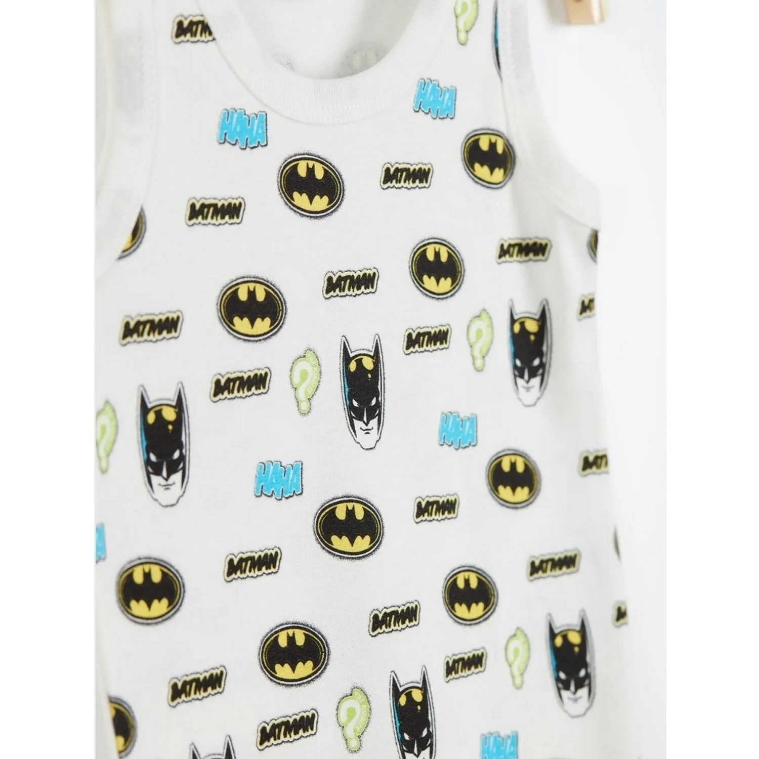 Çimpa Batman 2'li Bebek Body 20789 Sarı-Ekru