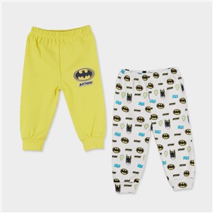 Çimpa Batman 2'li Bebek Pantolonu 20792 Sarı-Ekru