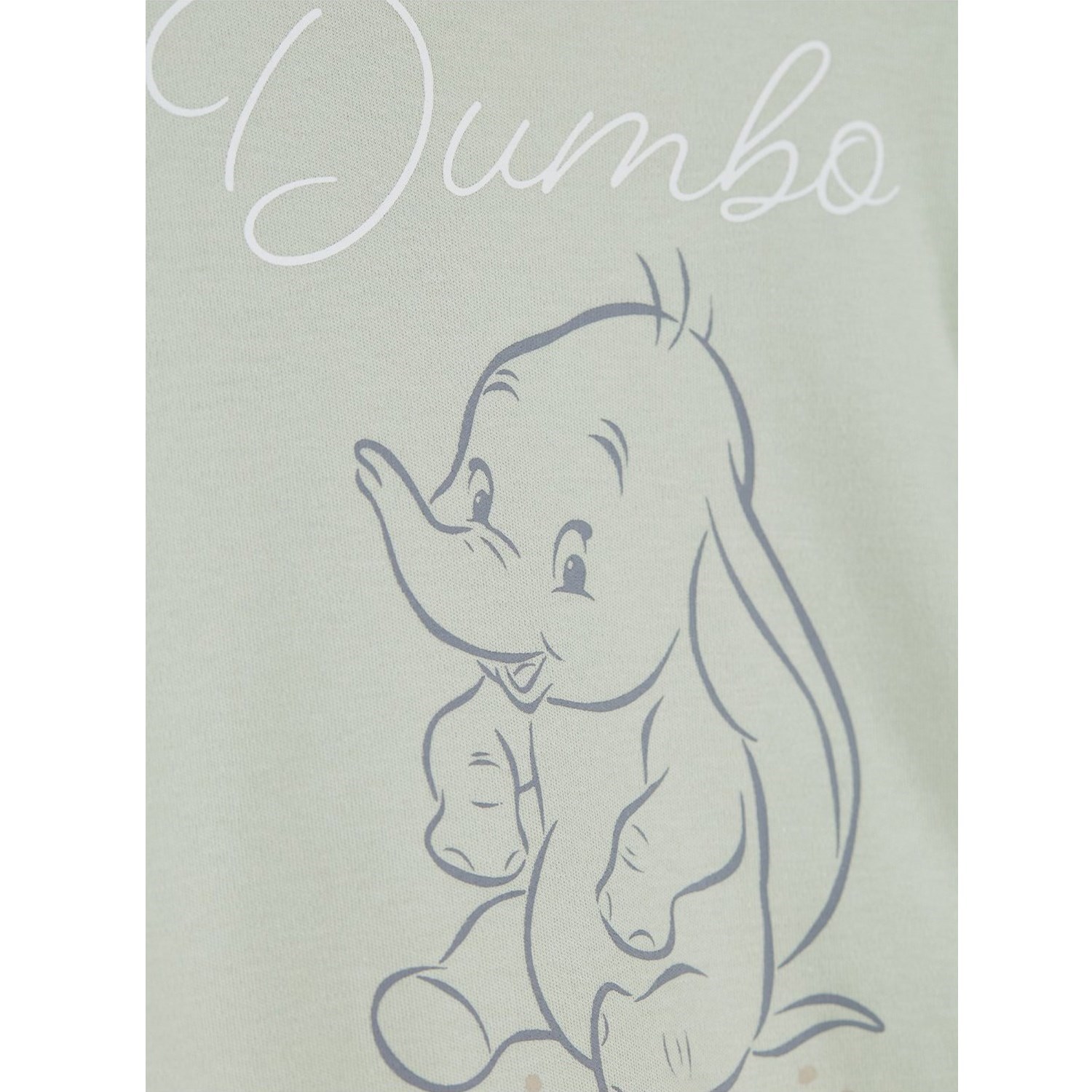 Çimpa Dumbo 2'li Bebek Body 20828 Su Yeşili - Ekru