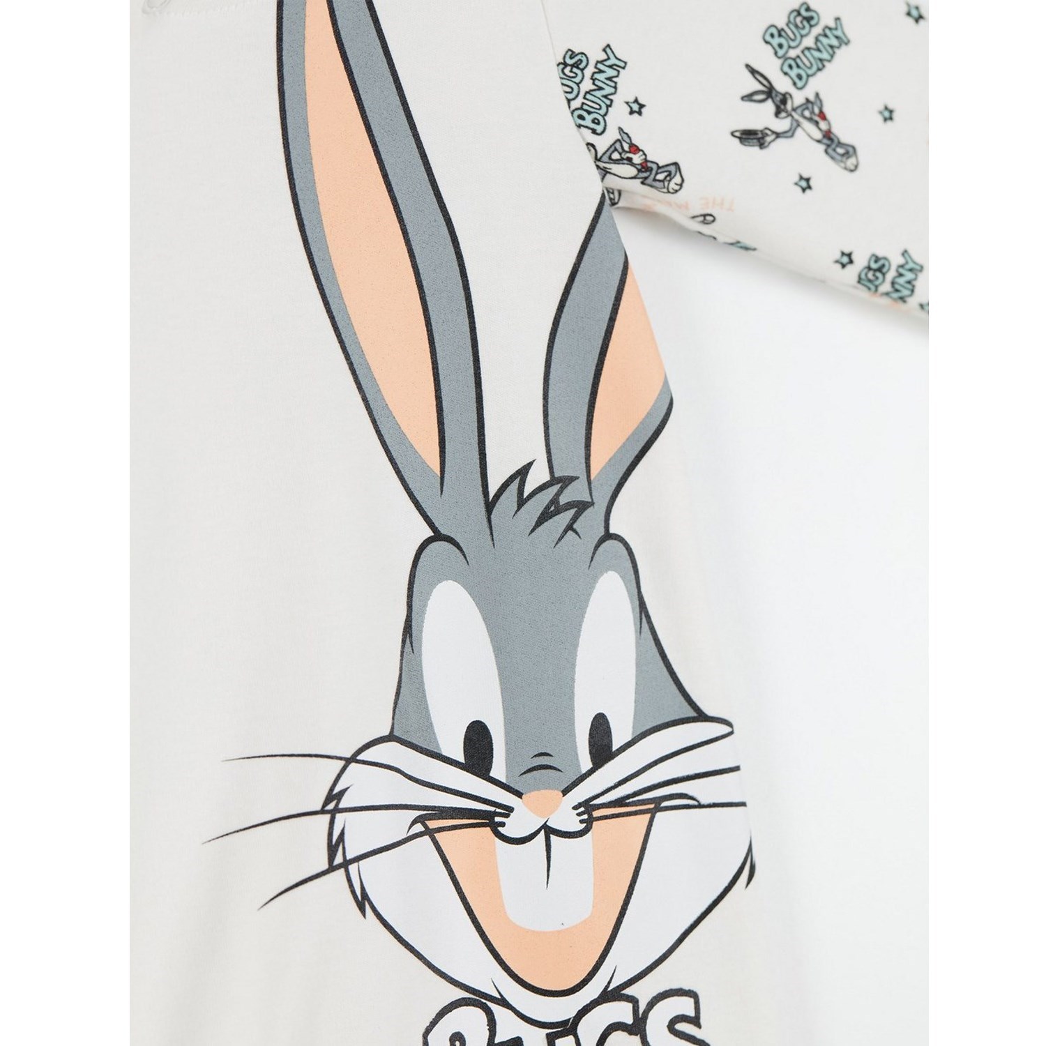 Çimpa Bugs Bunny Bebek Tulumu 20806 Ekru