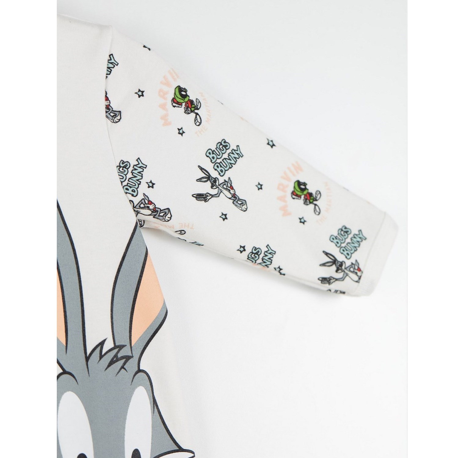 Çimpa Bugs Bunny Bebek Tulumu 20806 Ekru