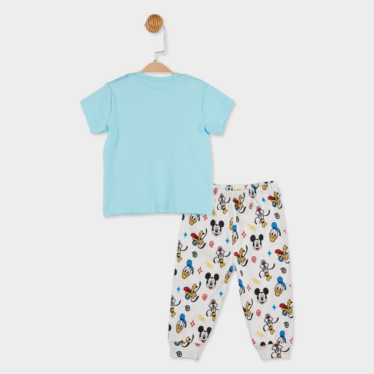 Çimpa Mickey Bebek Pijama Takımı 20844 Mavi