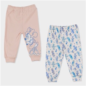 Çimpa Mickey 2'li Bebek Pantolonu 20847 Pembe