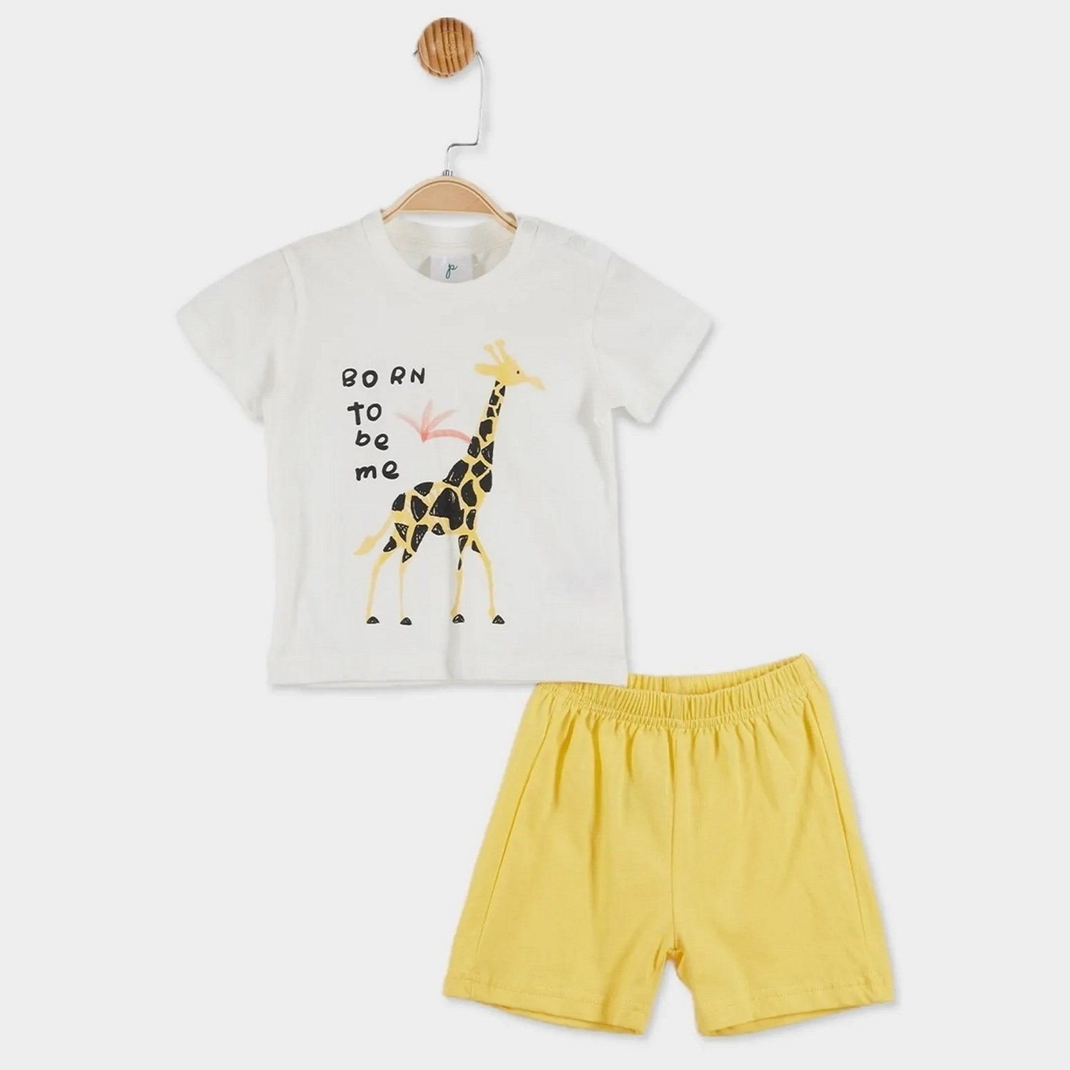 Çimpa Panolino Bebek Pijama Takımı 20747 Ekru
