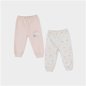 Çimpa Panolino 2'li Bebek Pantolonu 20758 Ekru-Pembe