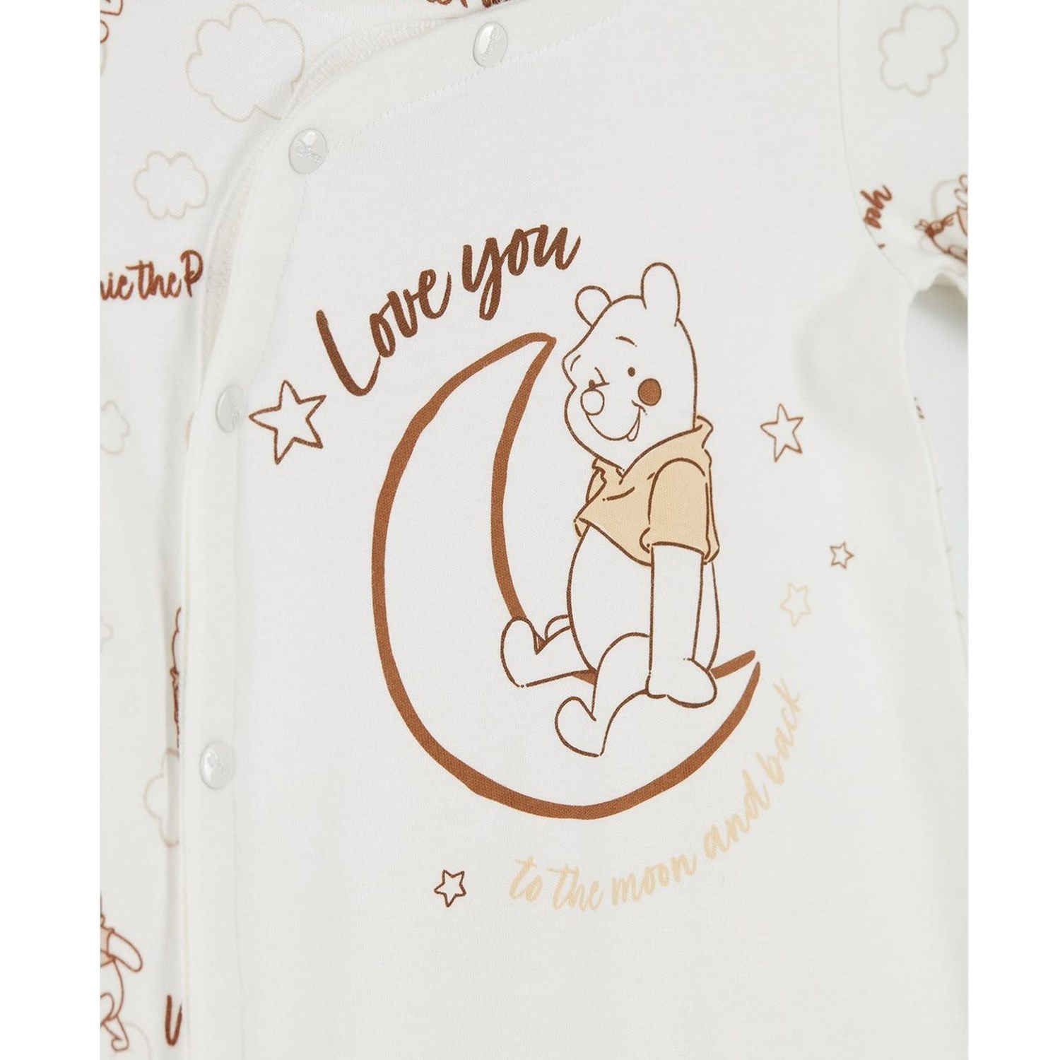 Çimpa Winnie The Pooh Bebek Tulumu 20861 Ekru