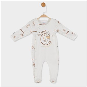 Çimpa Winnie The Pooh Bebek Tulumu 20861 Ekru