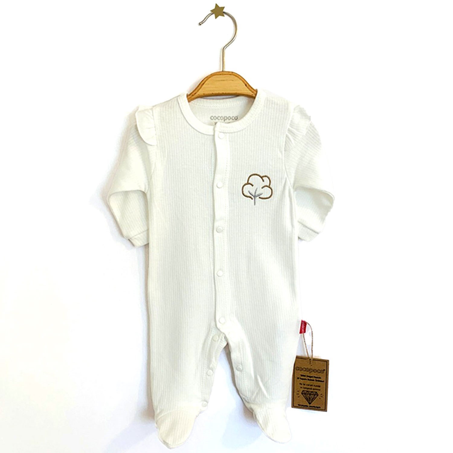 Cocopoco Bebek Tulumu 1032 Ekru