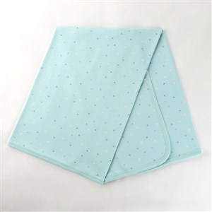 Sebi Bebe Yıldız Baskılı Bebek Battaniyesi 80x90cm 1563 Turkuaz