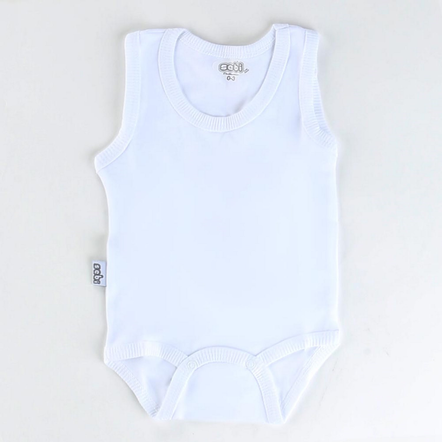 Sebi Bebe Askılı Bebek Body 0155 Beyaz