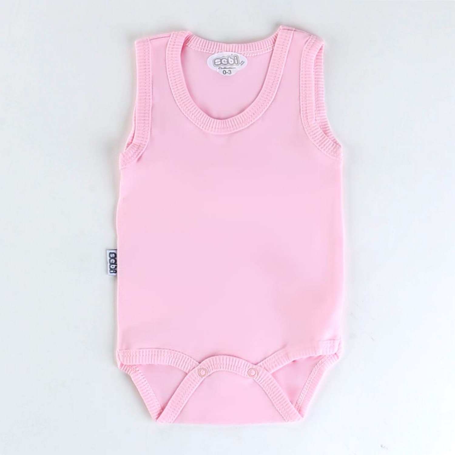 Sebi Bebe Askılı Bebek Body 0155 Pembe