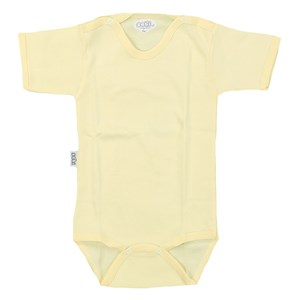 Sebi Bebe Yarım Kol Bebek Body 004 Sarı
