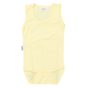 Sebi Bebe Askılı Kol Bebek Body 005 Sarı