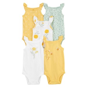 Carter's 5'li Kolsuz Bebek Body 1O861910 Çok Renkli