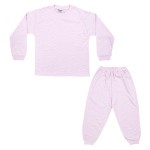 Sebi Bebe Bulutlu Pijama Takımı 2231 Pembe