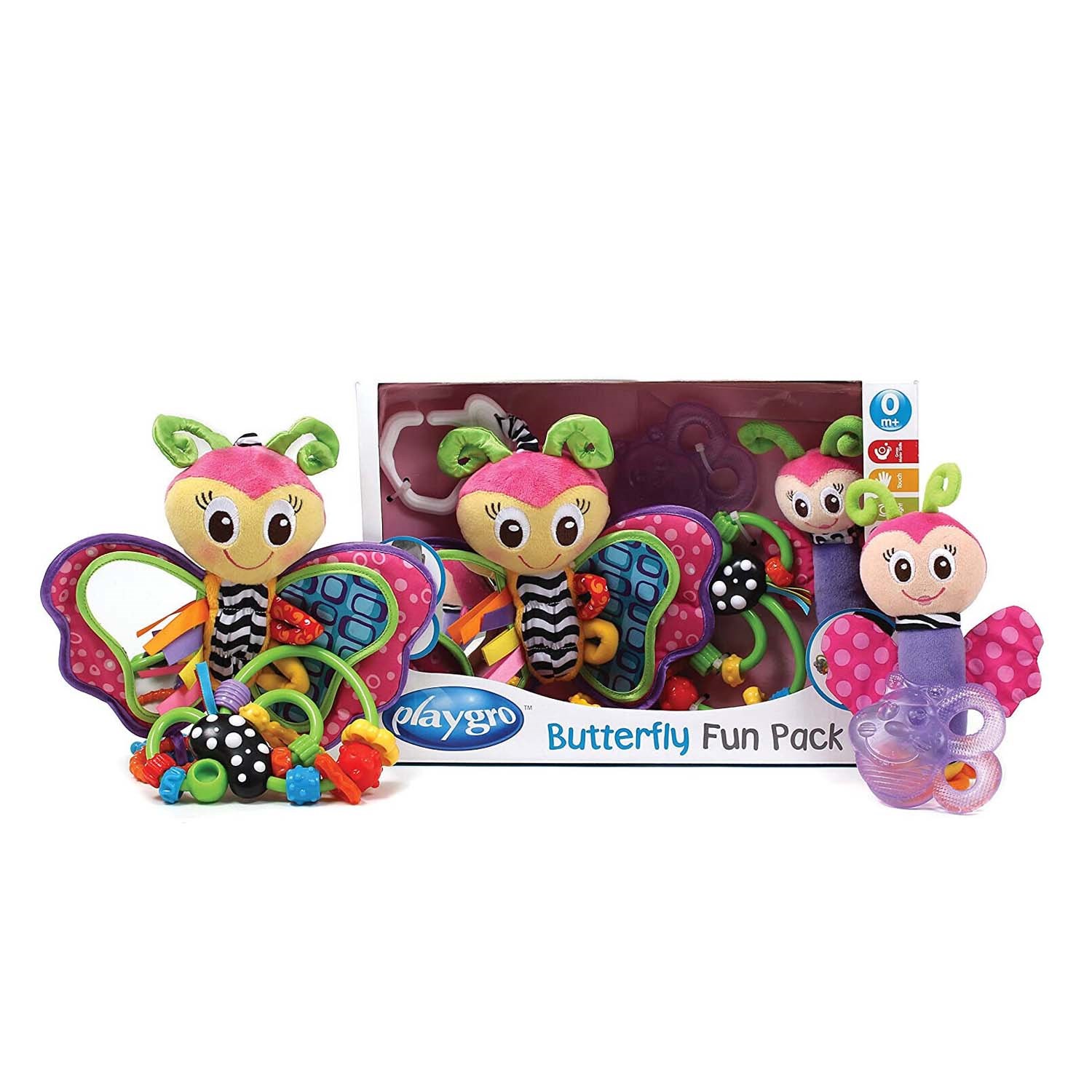 Playgro Puppy Fun Pack Eğlence Paketi Kelebek 0+ Ay 182808 