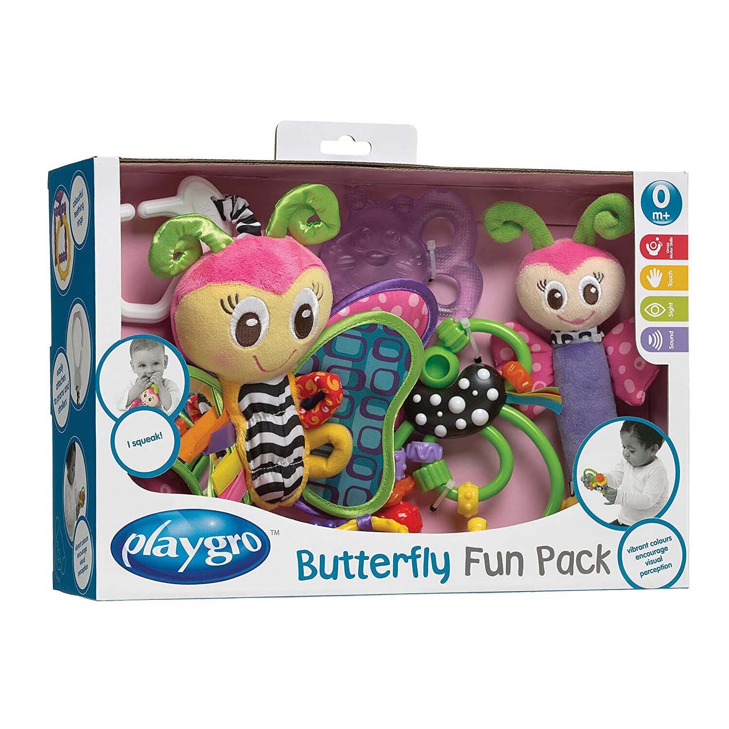 Playgro Puppy Fun Pack Eğlence Paketi Kelebek 0+ Ay 182808 