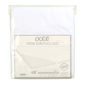 Sebi Bebe Yatak Koruyucu Alez 60x120 Cm 8432 Beyaz