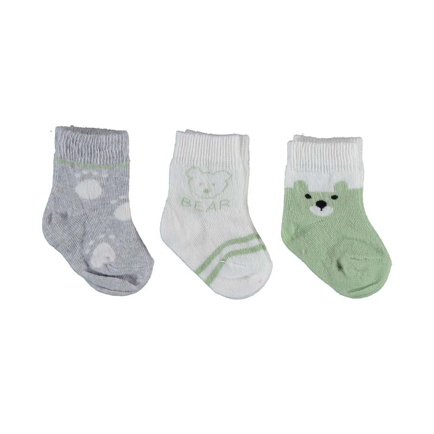 Biorganic Bear Bebek Çorabı 68411 Yeşil